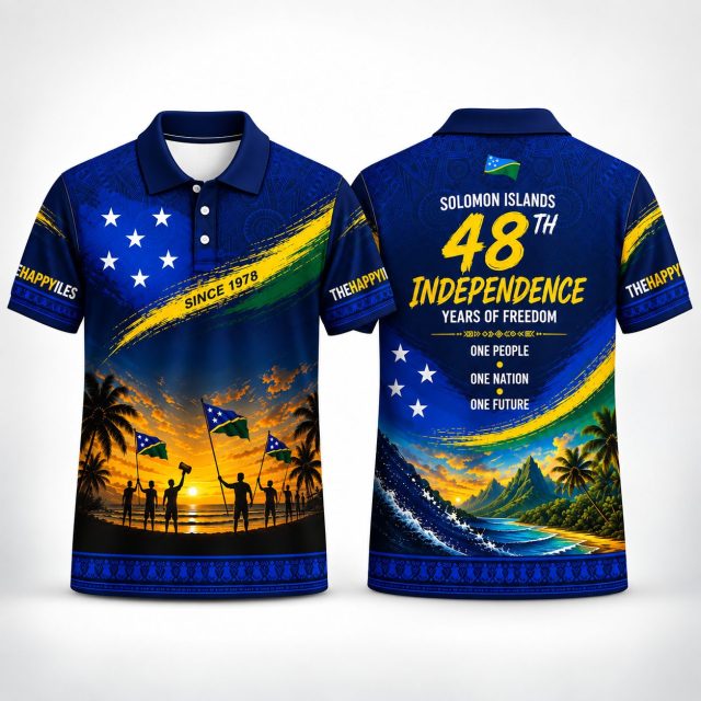 Solomon Islands Independence Day Polo Shirt