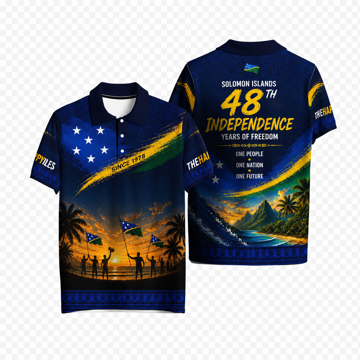 Solomon Islands Independence Day Polo Shirt